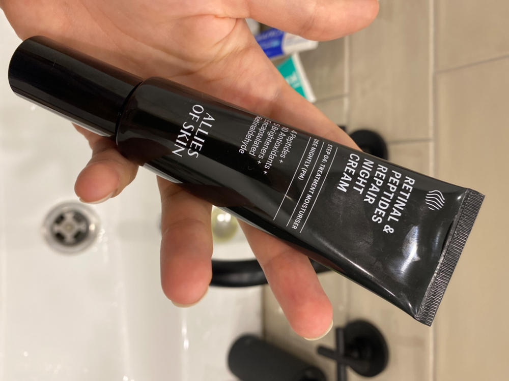 Retinal & Peptides Repair Night Cream - Customer Photo From Liudmyla T.